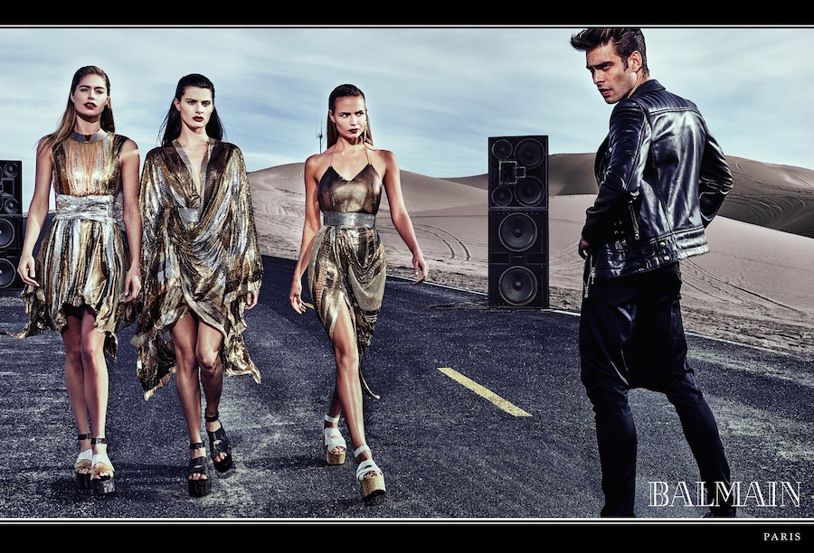 Balmain SS17 Fall Winter 2017 campaign Steven Klein 0