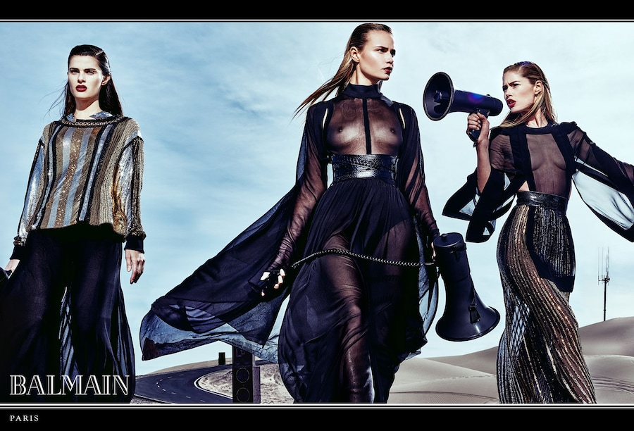 Balmain SS17 Fall Winter 2017 campaign Steven Klein 2