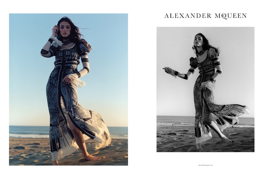 Alexander McQueen SS17 campaign Vittoria Ceretti Dazed 0