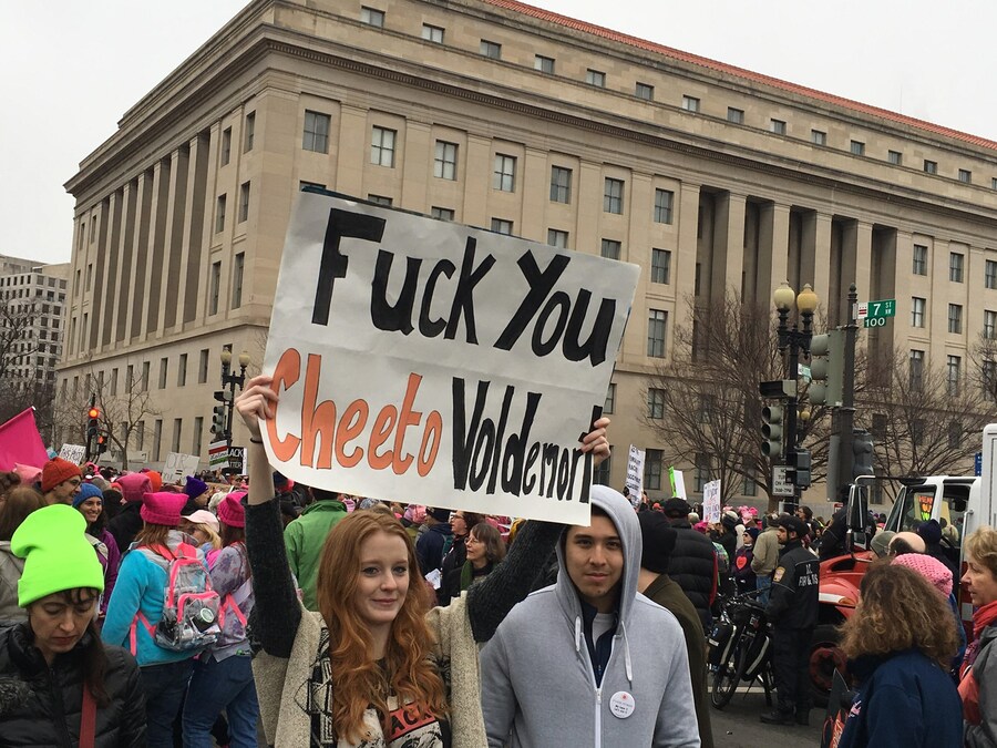 Women’s March Washington D.C protest 2