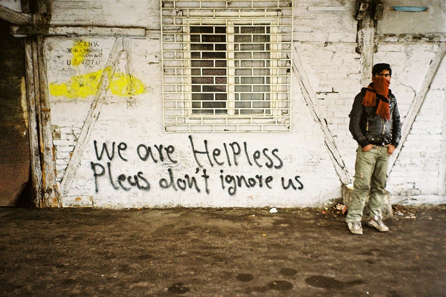 Refugees Belgrade January 2017