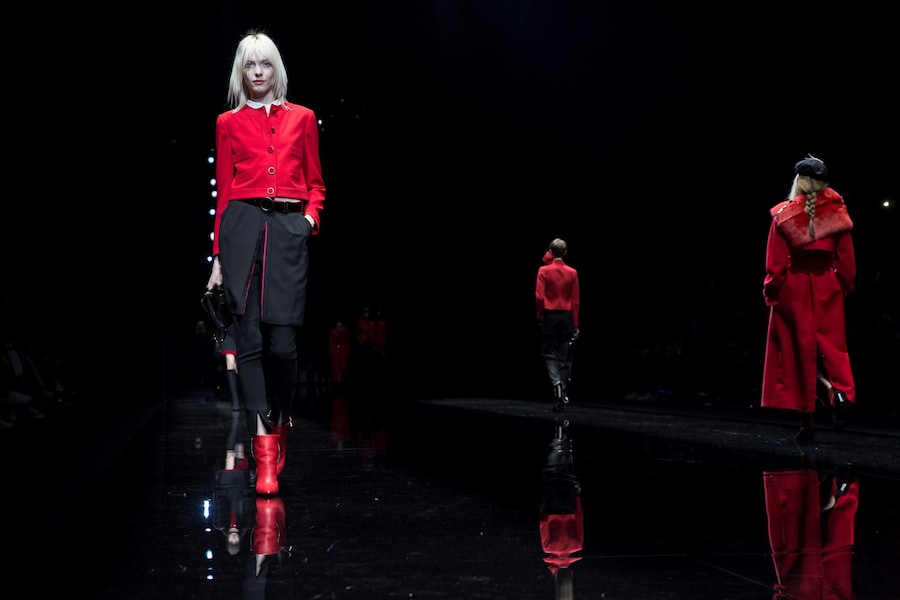 Emporio Armani AW17 womenswear milan dazed 0