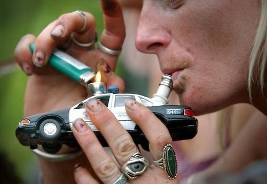 police and weed