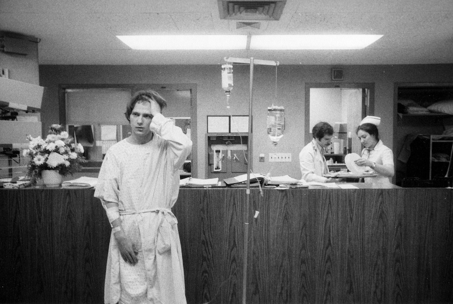 Richard Lloyd in the hospital 1977 - photography by GODLIS 8