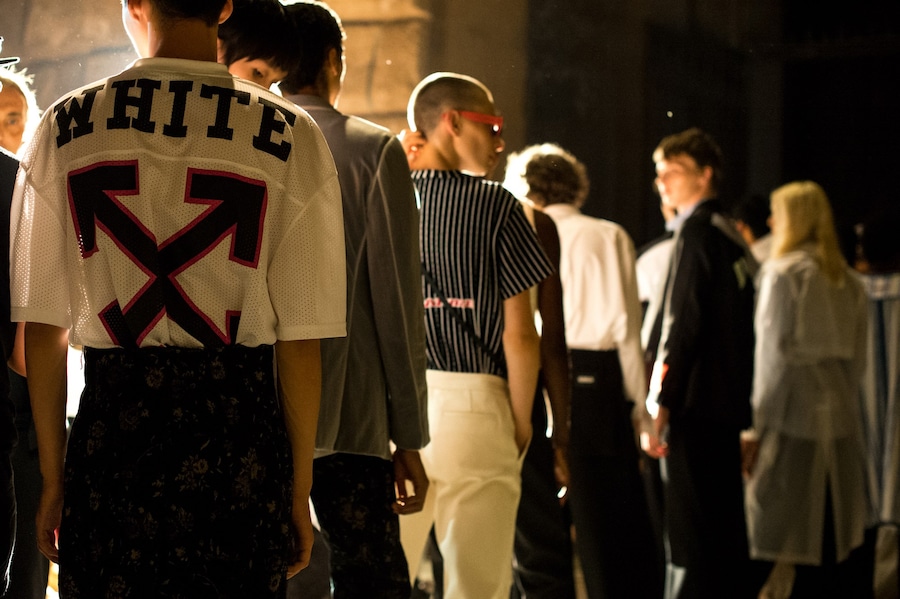 off white virgil abloh jenny holzer pitti uomo ss18 10