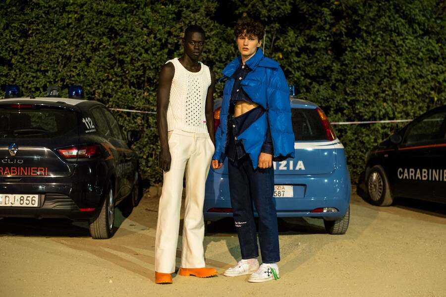 off white virgil abloh jenny holzer pitti uomo ss18 9
