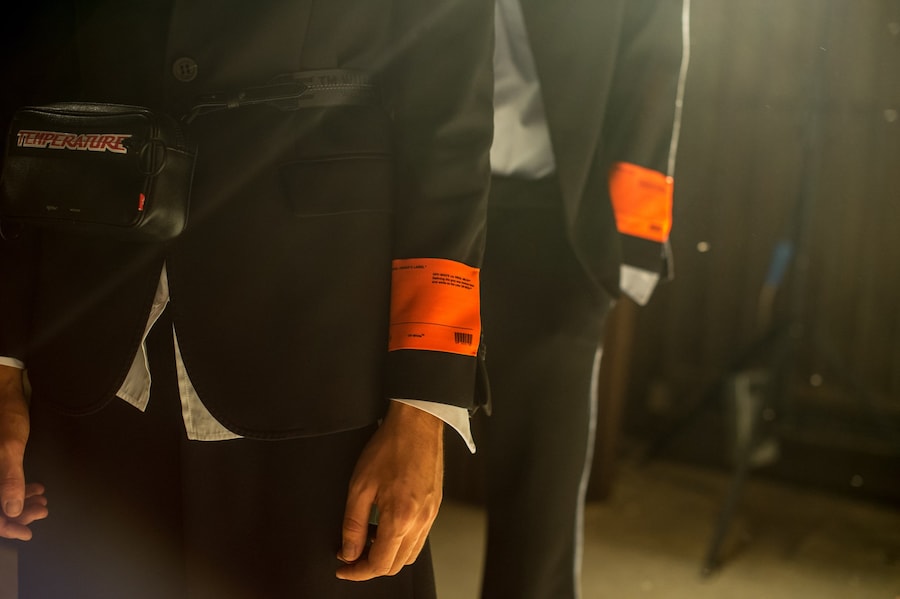 off white virgil abloh jenny holzer pitti uomo ss18 16