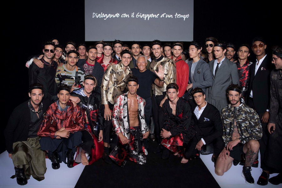 emporio armani ss18 milan menswear giorgio 0