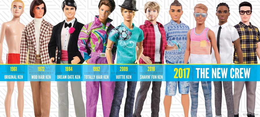 barbie ken doll new crew cornrows man bun diverse 2