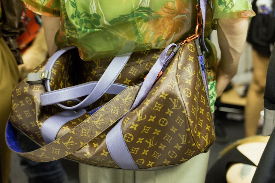 Louis Vuitton backstage ss18 menswear paris show 15