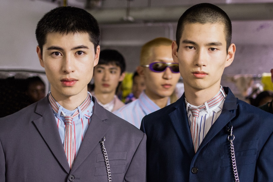 Kenzo SS18 mens womens paris show backstage 9