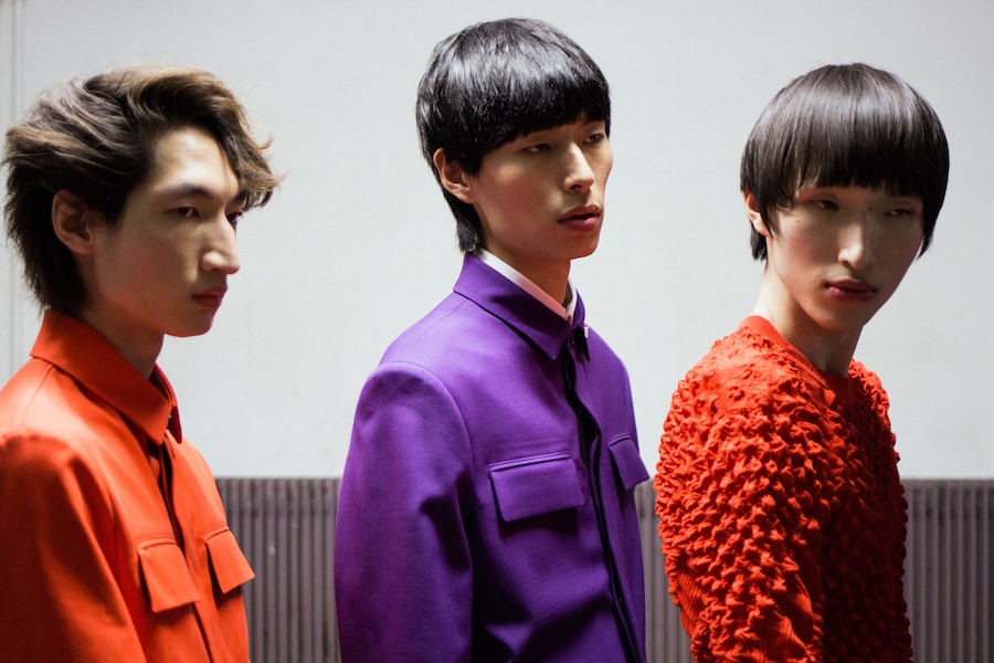 Kenzo SS18 mens womens paris show backstage 11