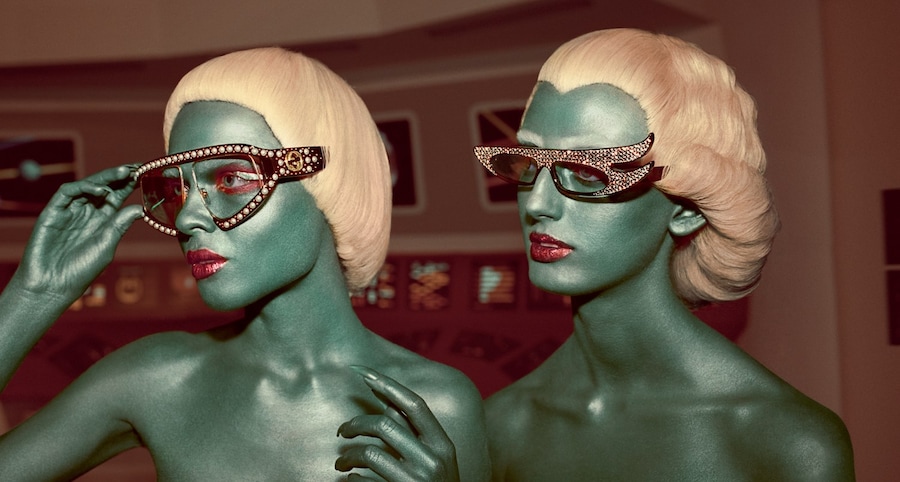 Gucci alessandro michele glen luchford sci-fi aliens 2
