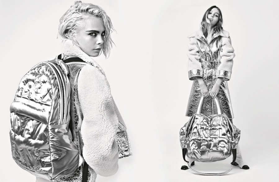 chanel campaign lagerfeld lilyrose depp cara delevingne aw17 3