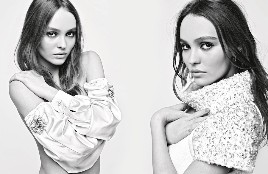 chanel campaign lagerfeld lilyrose depp cara delevingne aw17 5