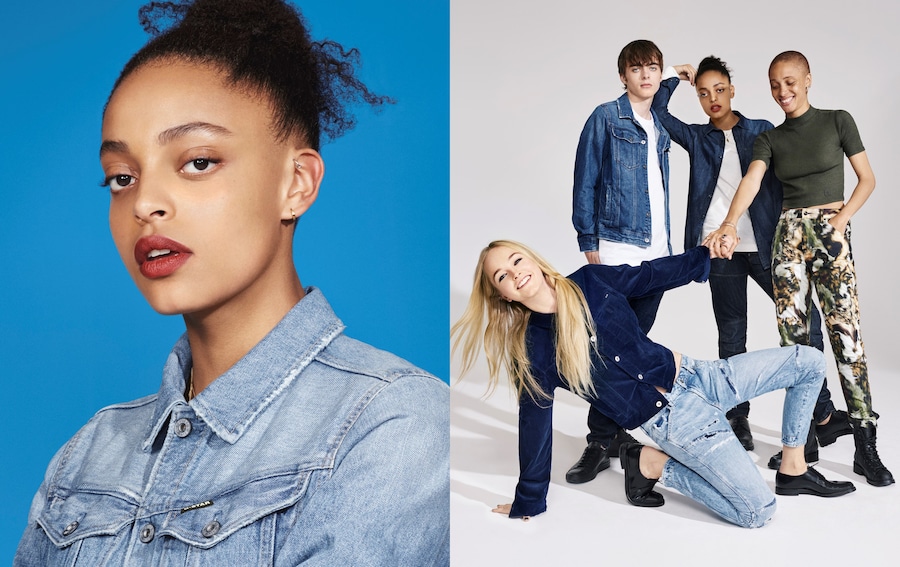 g star raw campaign aw17 lennon gallagher adwoa aboah 2
