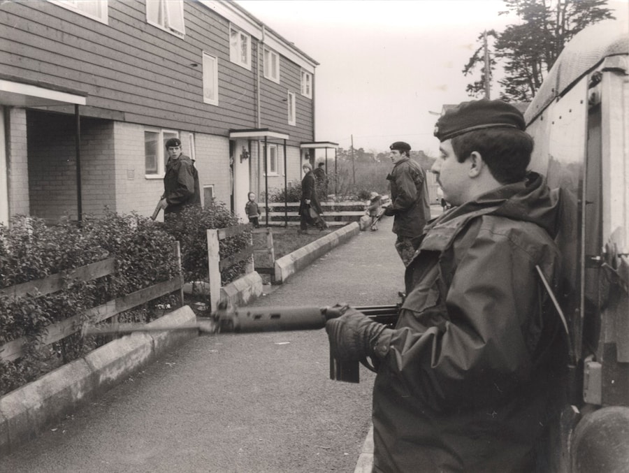 Punk Troubles Troops in Belfast 11