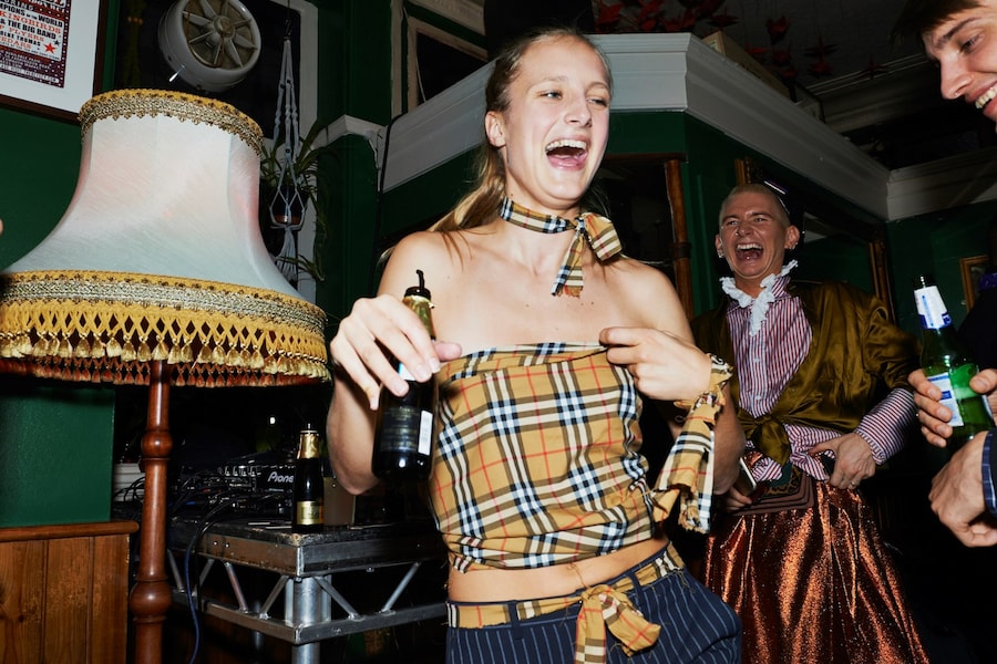 dazed burberry party fashion week london lfw 22