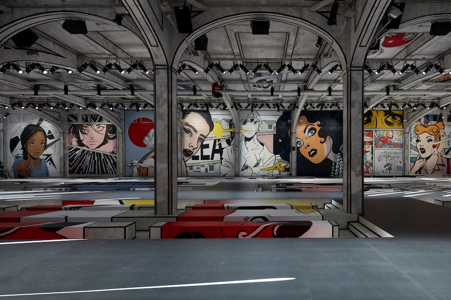 Prada Women&#39;s SS18 fashion mfw milan comics 4