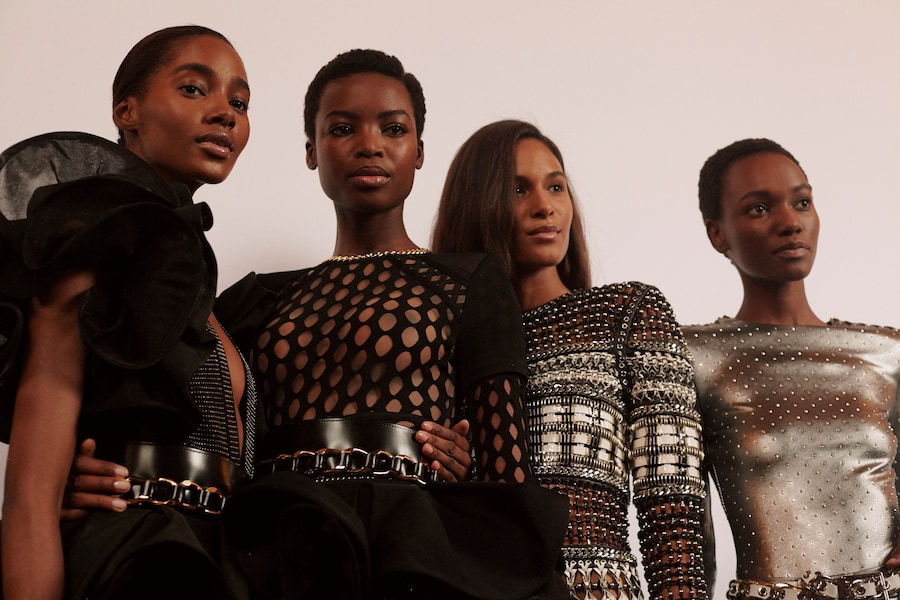 balmain olivier rousteing ss18 paris pfw 10