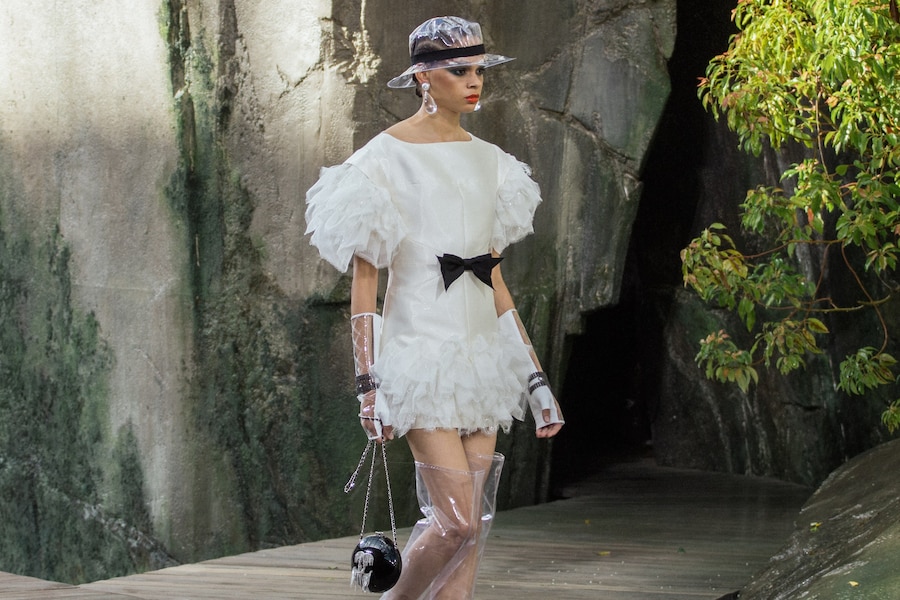 chanel ss18 paris pfw fashion karl lagerfeld 27