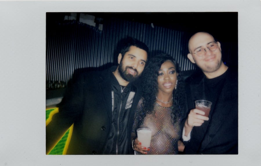 Dazed Virgil Abloh Off White party polaroids 5
