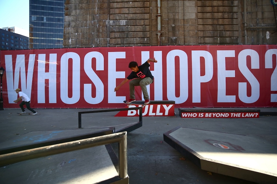 barbara kruger new york performa 17 art skate park 6