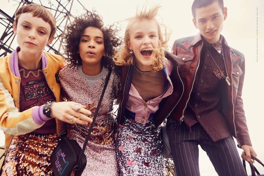 coach steven meisel new york ss18 campaign keith haring 18