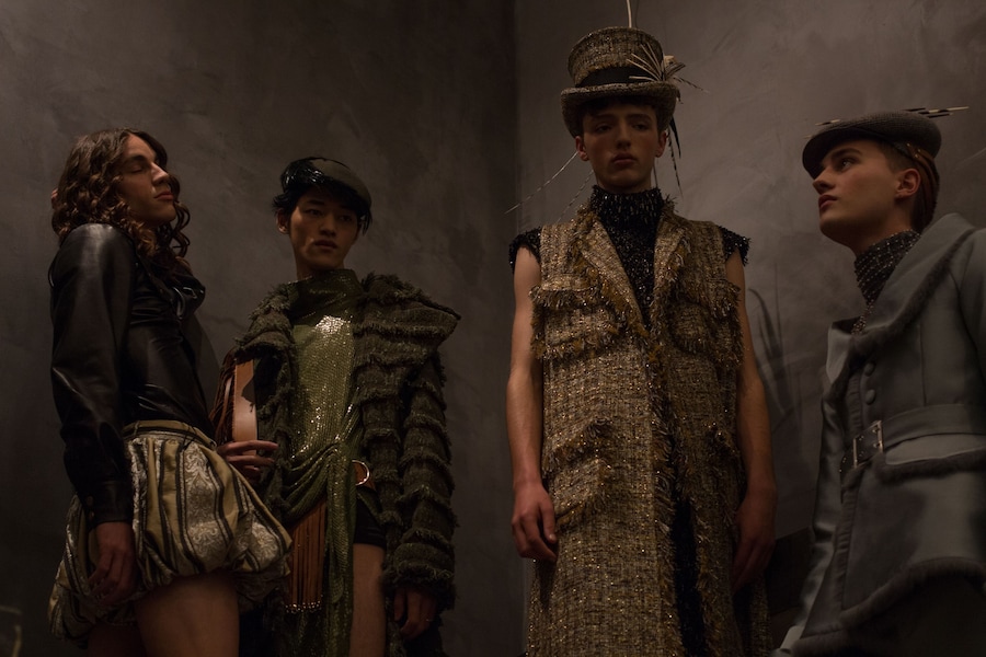 Backstage at Palomo Spain AW18 4