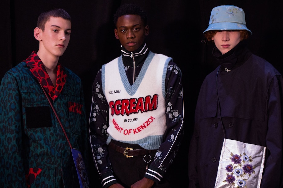 Kenzo AW18 mens paris pfw 2