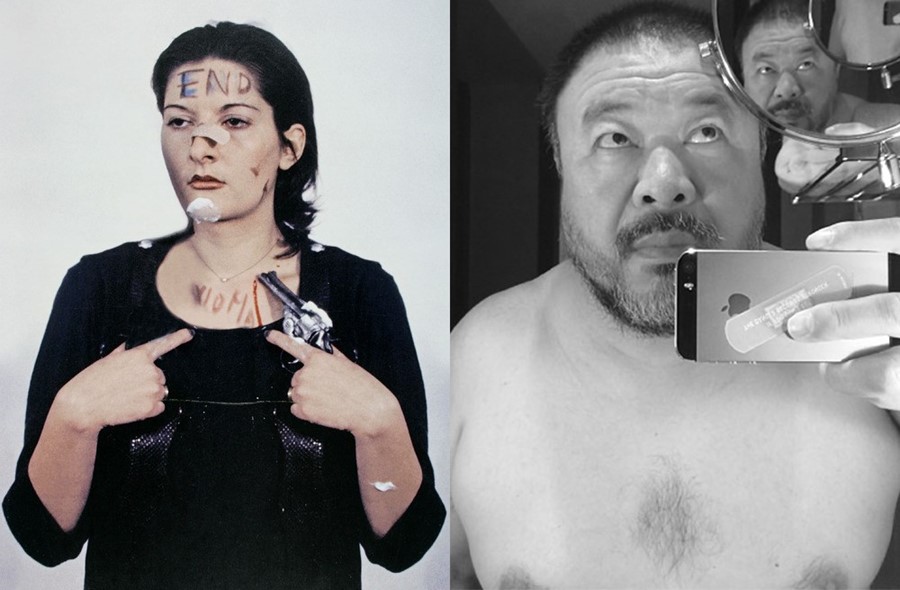 Marina Abramović and Ai Weiwei