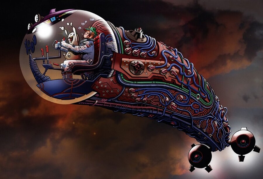 Jamie Hewlett - The Cock Rocket 0