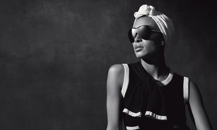 Chanel SS18 Eyewear Campaign karl lagerfeld adwoa aboah 4