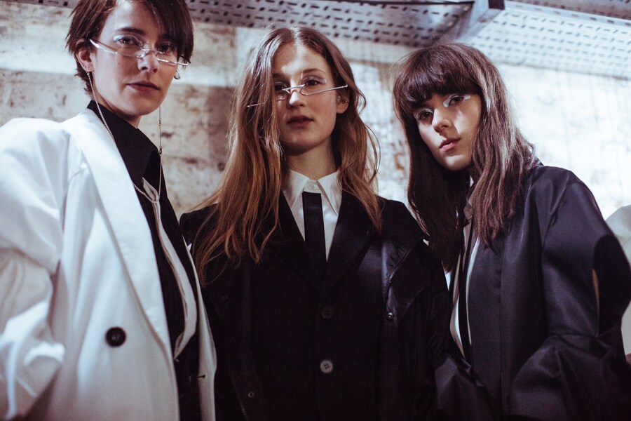 London College of Fashion MA18 show London backstage 6