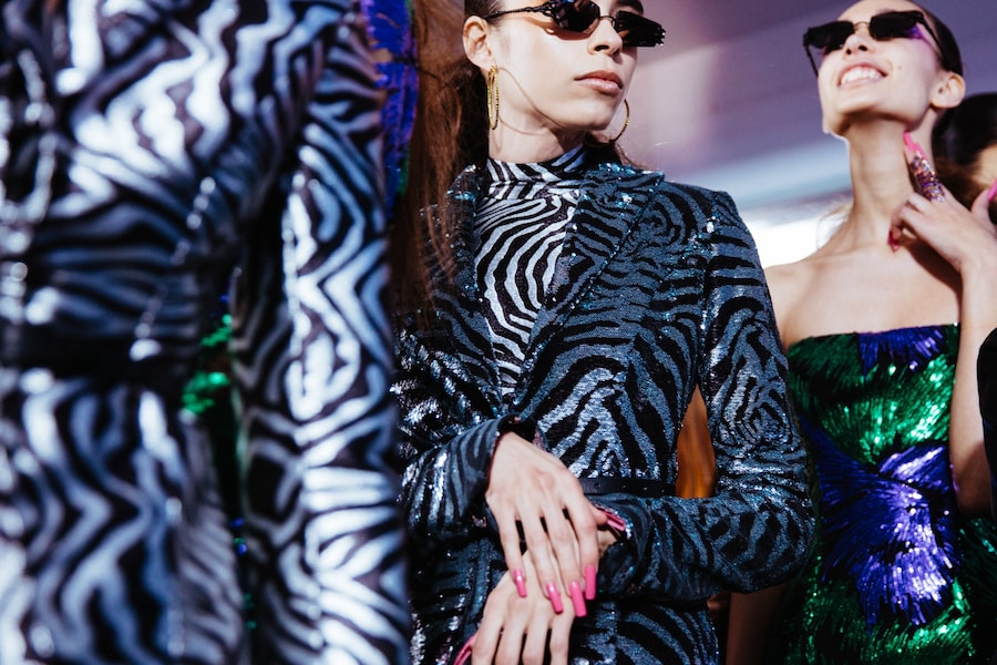 Halpern AW18 lfw show womenswear backstage fashion week 22