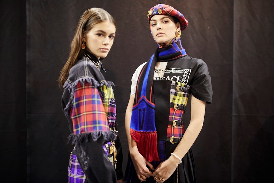 versace aw18 donatella milan mfw fashion week 7
