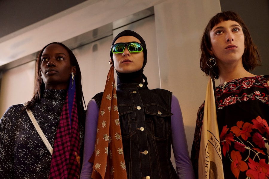 Marine Serre AW18 Paris fashion week backstage 10