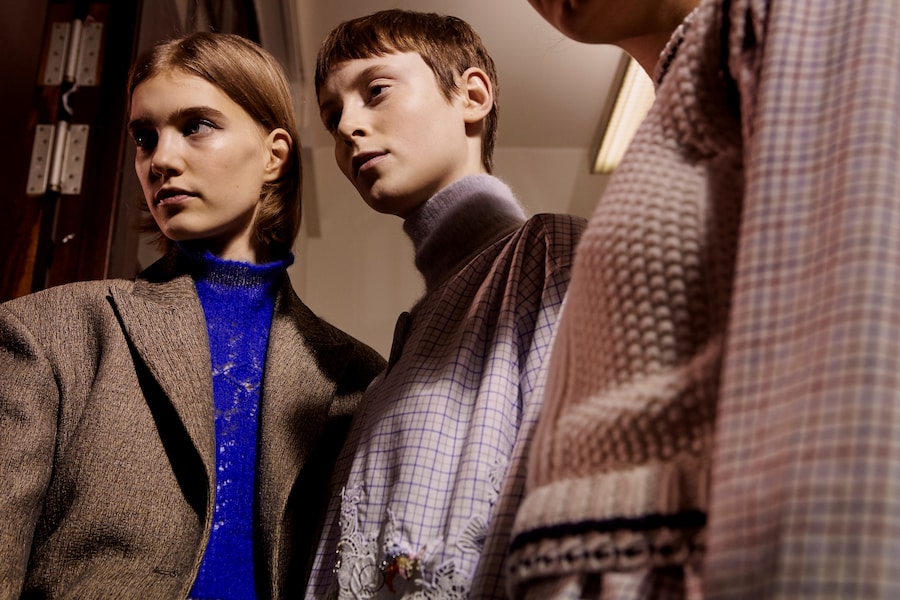 Carven AW18 pfw fashion backstage 2