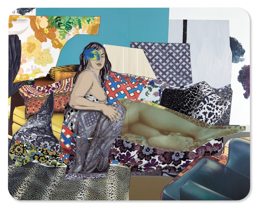 Mickalene ThomasCourbet 3 (Sleep)_1 2