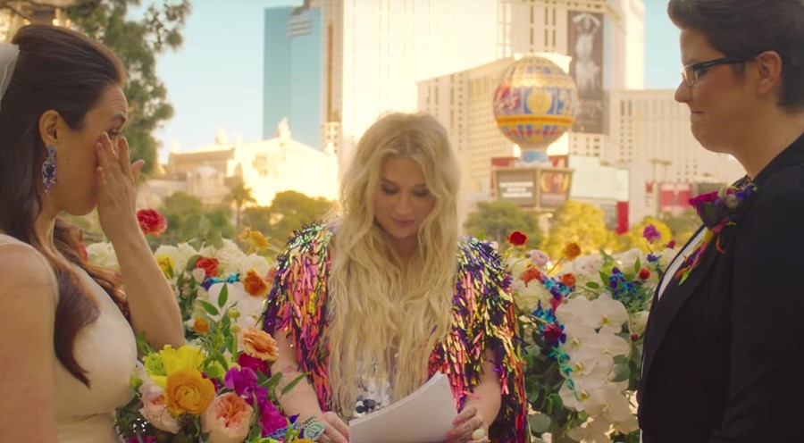 Watch Kesha marry a same-sex couple in Las Vegas | Dazed