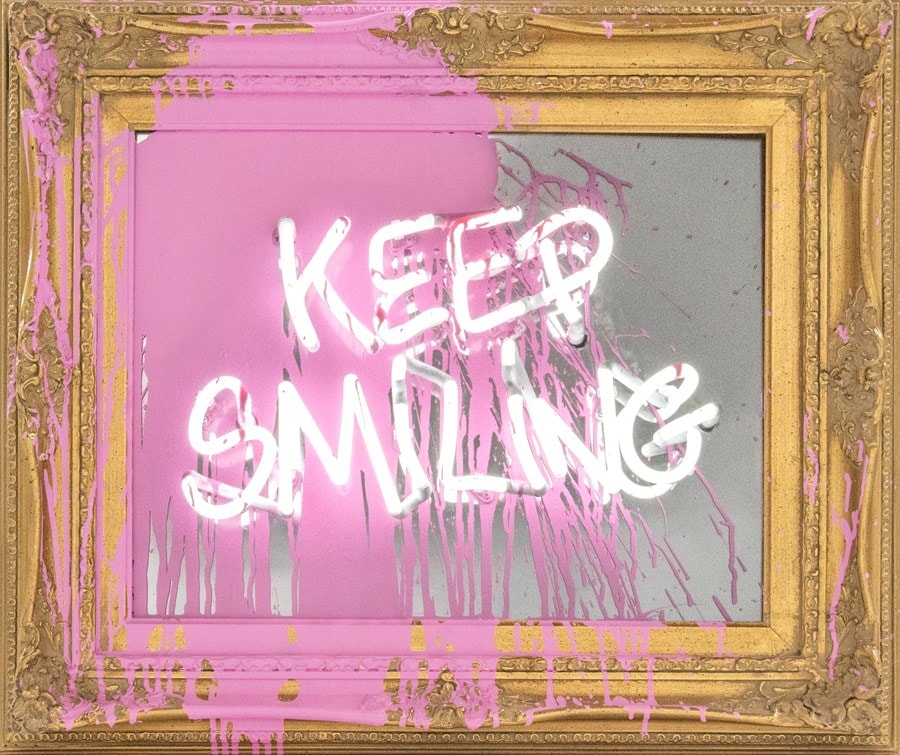 Keep Smiling by Mr Brainwash 9