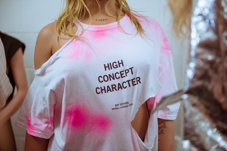 MAN lfwm london fashion week ss19 Art School 38