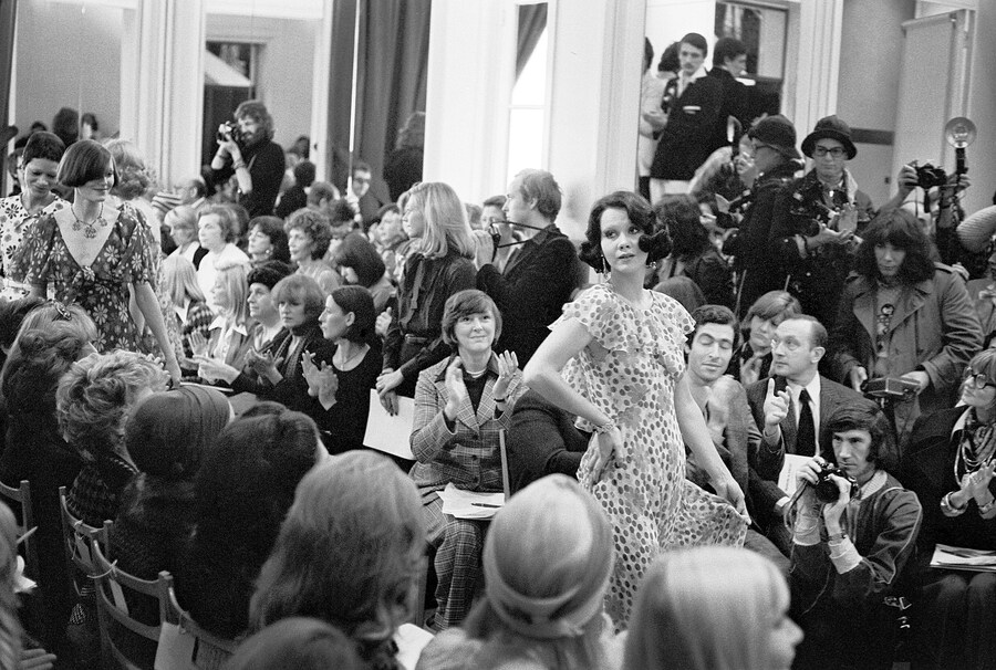 Chris Moore Catwalking exhibition Bowes Museum YSL 4