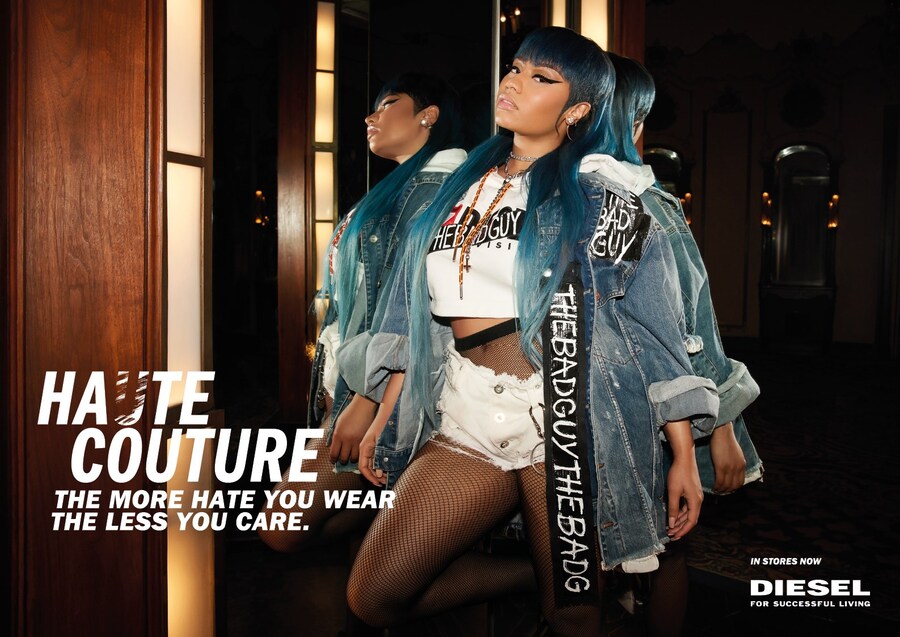 diesel hate couture nicki minaj aw18 bella thorne gucci mane 4