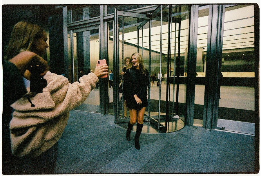 Kate Moss NYFW SS19 street-style Yu Fujiwara 1