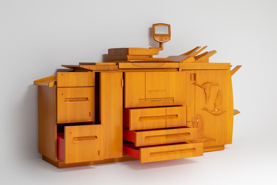 Harry Nuriev Balenciaga office Miami Design Basel 12