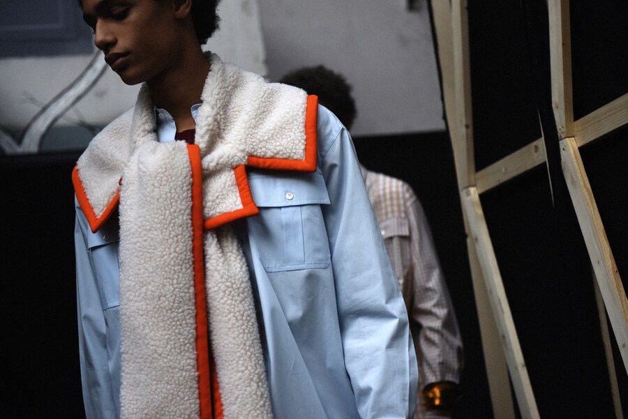 JW Anderson AW19 Menswear Dazed Backstage 25
