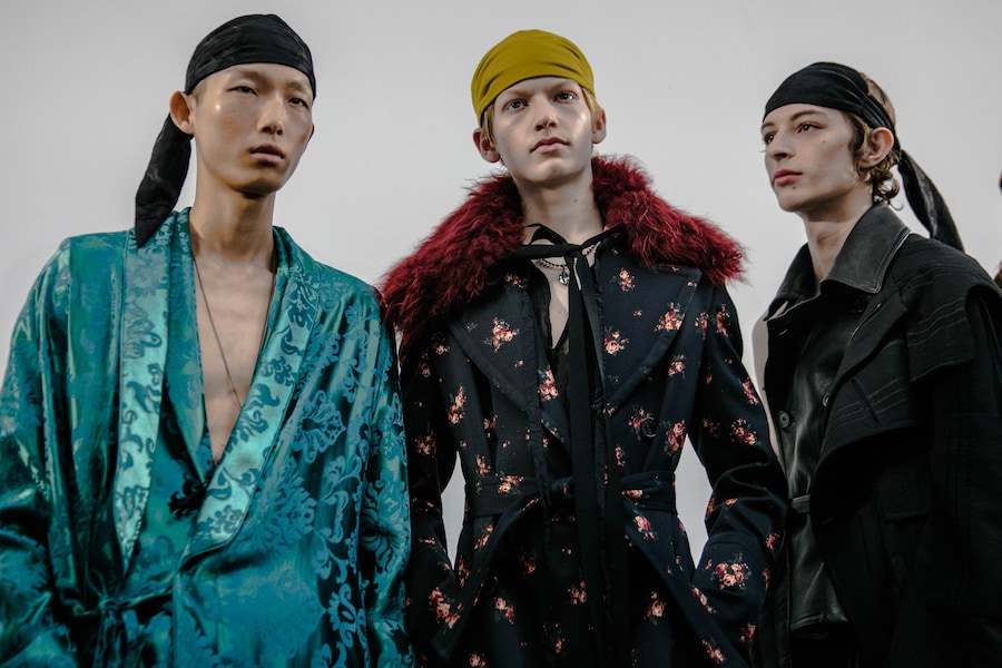 Ann Demeulemeester Menswear AW19 Dazed Backstage Paris 11