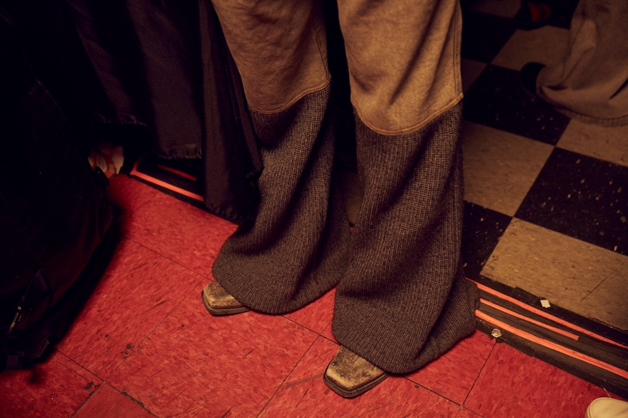 Backstage at Telfar AW19 Dazed Backstage 23