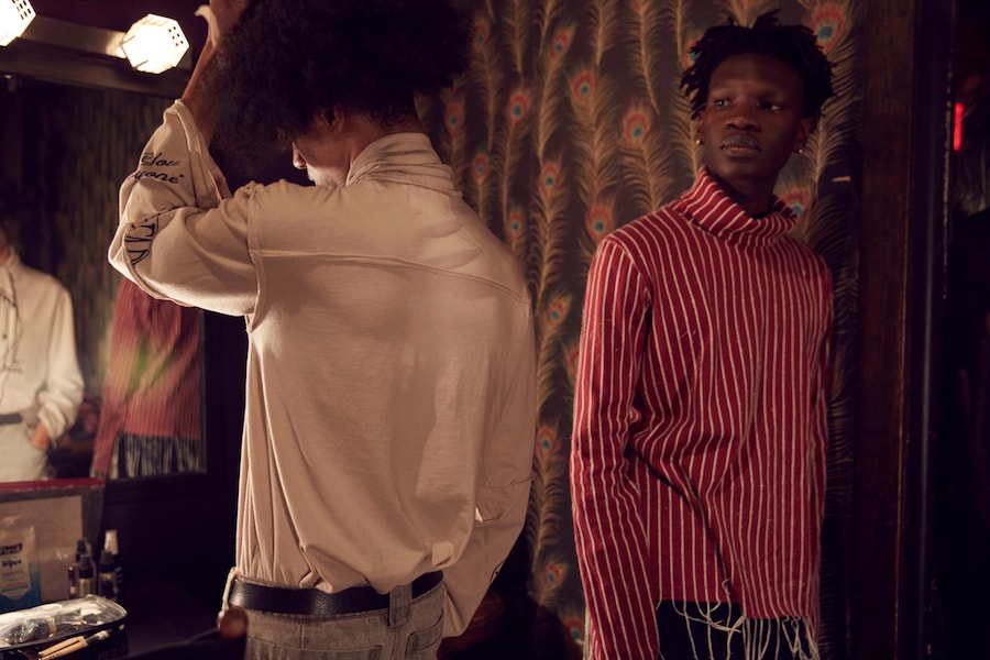 Backstage at Telfar AW19 Dazed Backstage 28